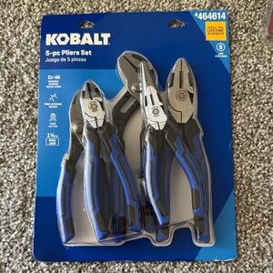 Kobalt 5-Piece Pliers Set - Blue and Black